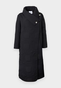 TEME RHOMBUS QUILT - Wintermantel - black