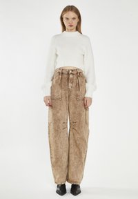 Glamorous BAGGY - Vaqueros boyfriend - tan wash