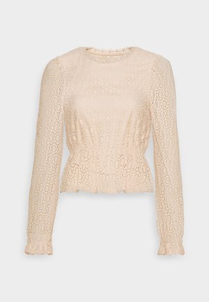 ONLY ONLEMILY - Μπλούζα με μακριά μανίκια - sandshell
