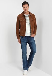 LTB RODEN - Calças de ganga de perna direita - lazaro wash