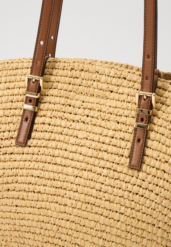 ISA FAN TOTE - Handbag - beige2