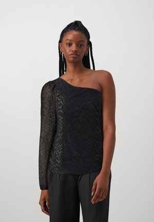 ONLY ONLSARAH ONE SHOULDER - Long sleeved top - black