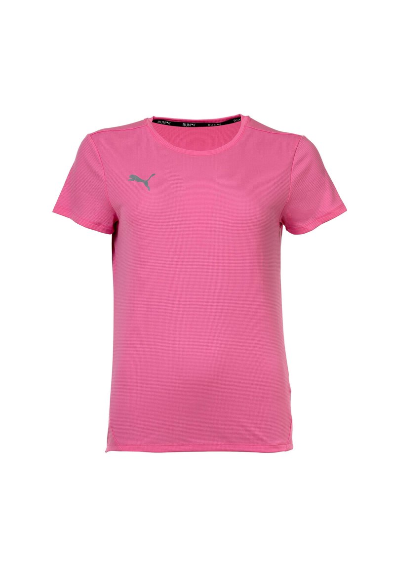 Puma T-shirt basic donkerroze