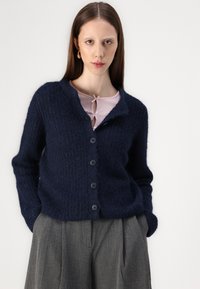 Vero Moda VMAWSOME LS O-NECK BOO - Ζακέτα - navy