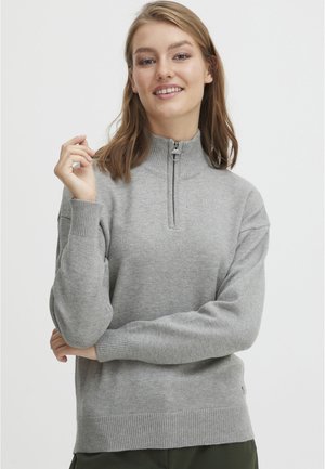 RITA - Trui - mid grey melange