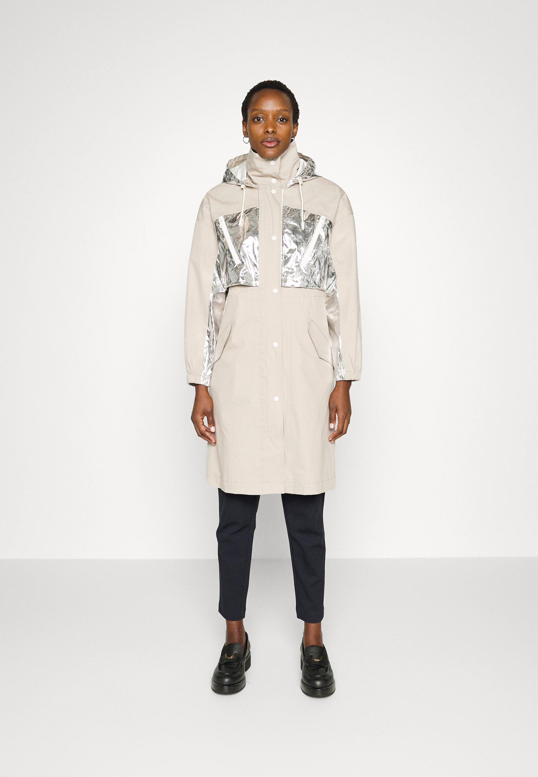 Yves Salomon COAT MIX TECHNICAL 2-IN-1 