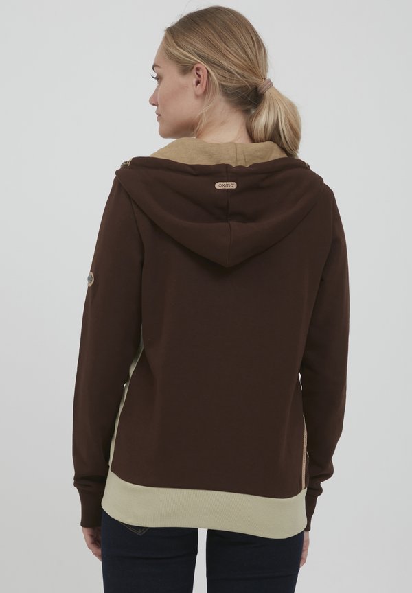 OXAGGI - Zip-up sweatshirt - chicory coffee4