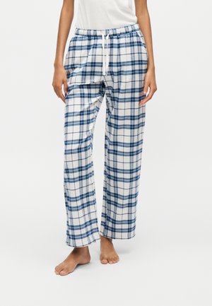 Lindex, TROUSERS CHECK - Bas de pyjama - dark blue