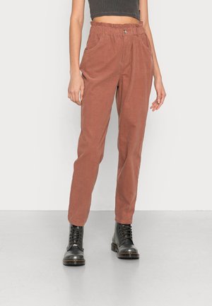 Broek - metallic red