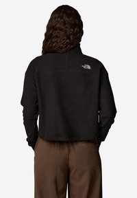 The North Face GLACIER CROPPED ¼ ZIP - Flīsa džemperis - tnf black
