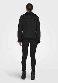 ONLY ONLNEWDIANA AVIATOR - Veste en similicuir - black