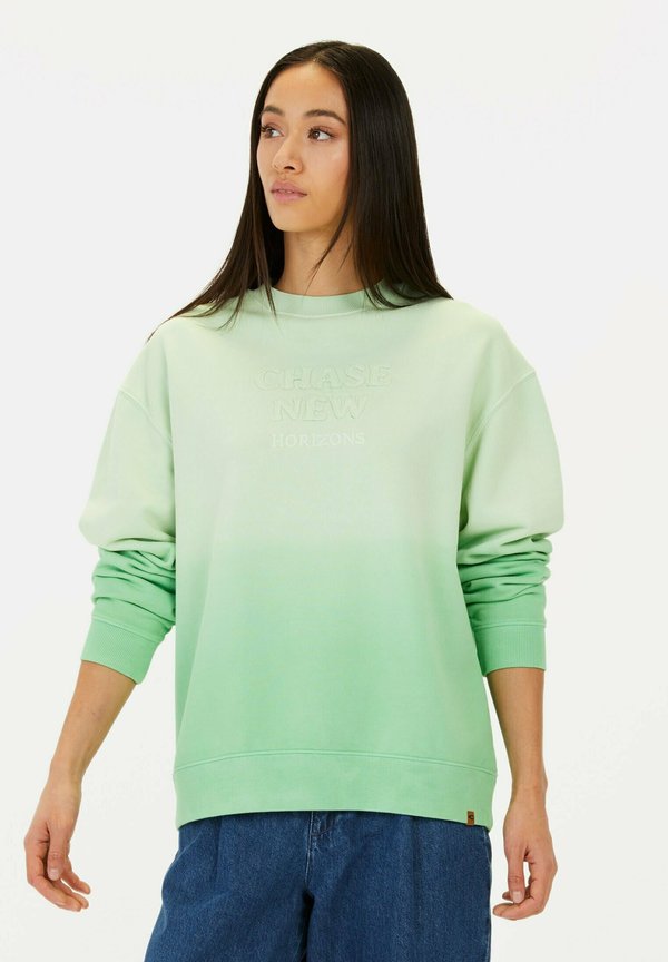 MIT GARMENT DYE-EFFEKT - Sweatshirt - peppermint