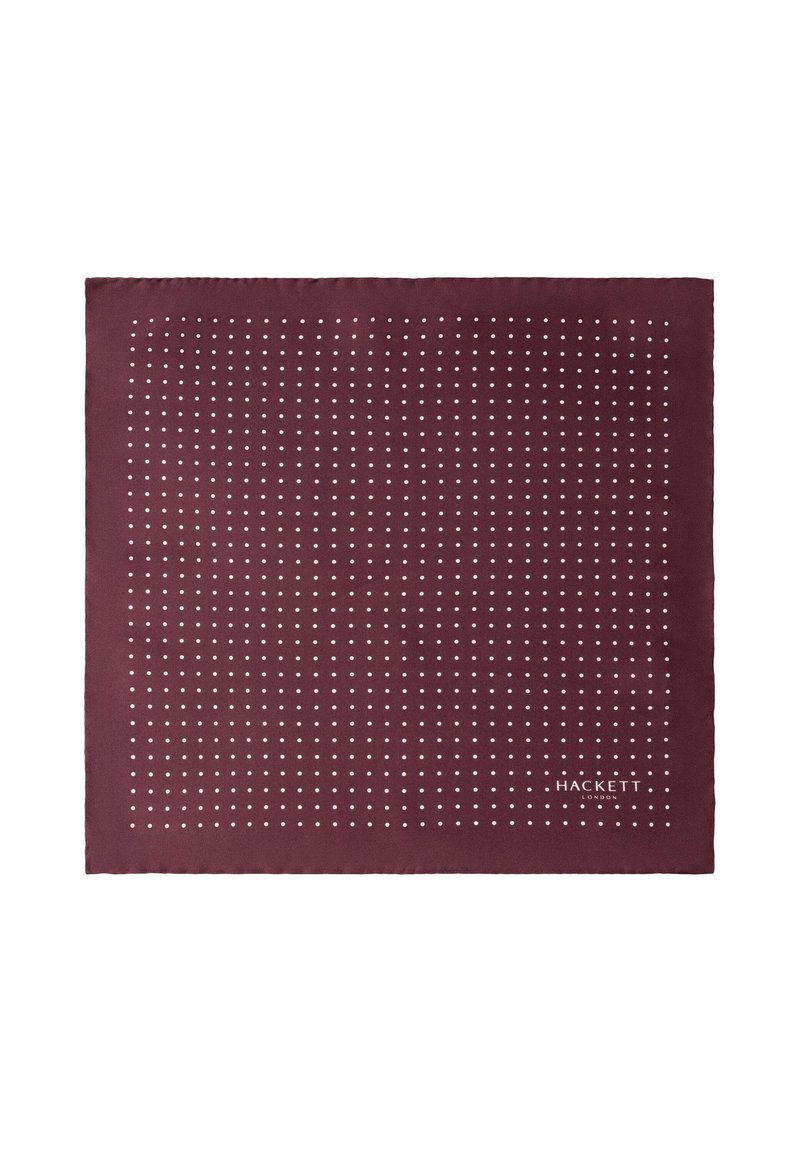 Hackett London HANDKERCHIEF  - Mouchoir de poche - burgundy red