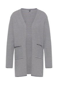 Cardigan - marine wollweiss