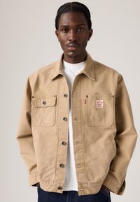 Levi's® Workwear SUNRISE TRUCKER - Chaqueta vaquera - tiger's eye