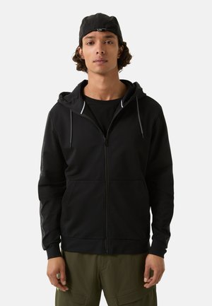 UDAY - Zip-up sweatshirt - schwarz
