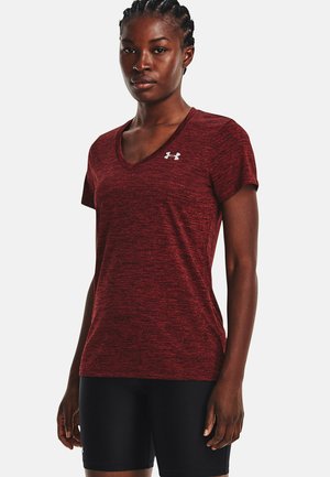 TECH SSV TWIST - Sports T-shirt - chestnut red