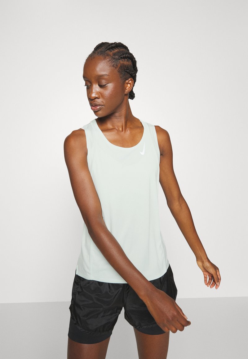 Nike Performance FAST TANK - Top - barely green/silver