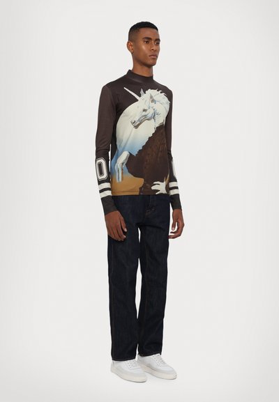 Dhruv Kapoor MAGIC MINDS ZIPPED TURTLENECK UNISEX - Pikkade varrukatega topp - multi