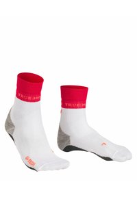 FALKE RU True Motion Nevos Running with u-tech cushioning - Sportsocken - white