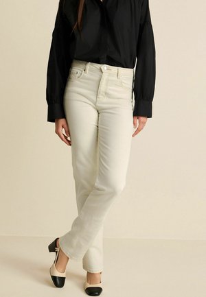 Next TALL - Džíny Slim Fit - stone cream