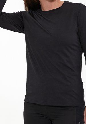 Long sleeved top - black