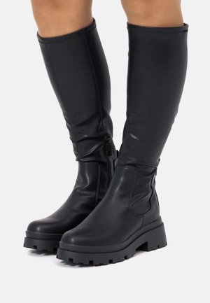 MISSION - Botas con plataforma - black
