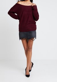 Missguided Neule - bordeaux