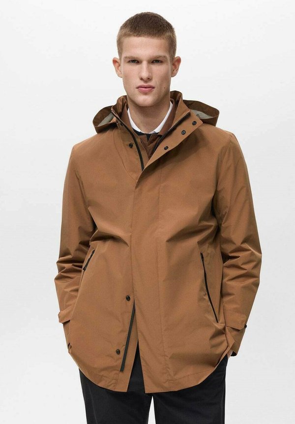 ARES - Short coat - tabac