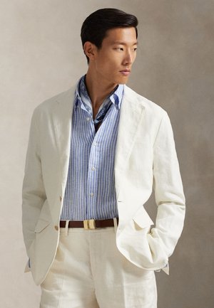 POLO SOFT MODERN FIT LINEN SUIT JACKET - Blézerkabát - cream