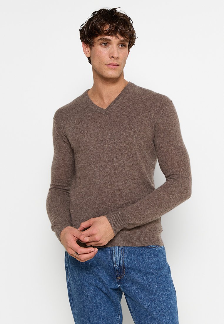 Just Cashmere Trui taupe