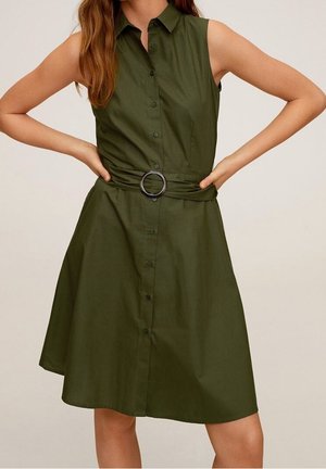 Mango, Robe chemise - khaki
