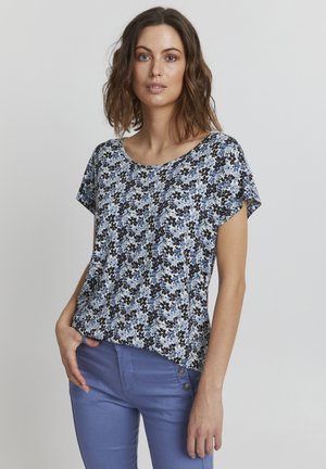 Fransa FRFedot - Print T-shirt - nebulas blue mix
