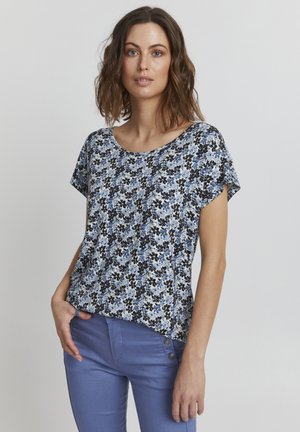 FRFEDOT  - T-shirt med print - nebulas blue mix