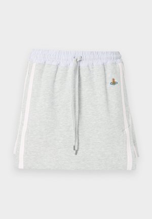 CHEERLEADER - Mini sijonas - grey/white