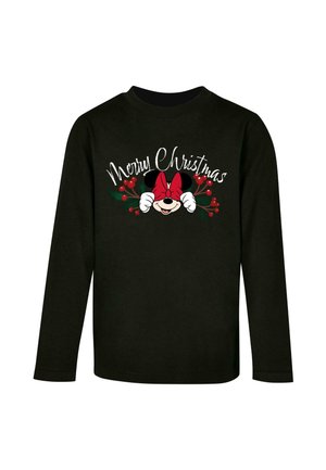 MINNIE MOUSE CHRISTMAS HOLLY - Ilgarankovis viršutinės dalies drabužis - black