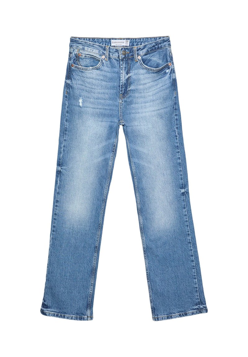 Stradivarius D98 STRAIGHT VINTAGE JEANS 01499499 - Straight leg jeans ...