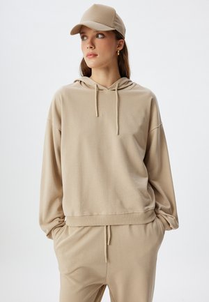 Hoodie - beige