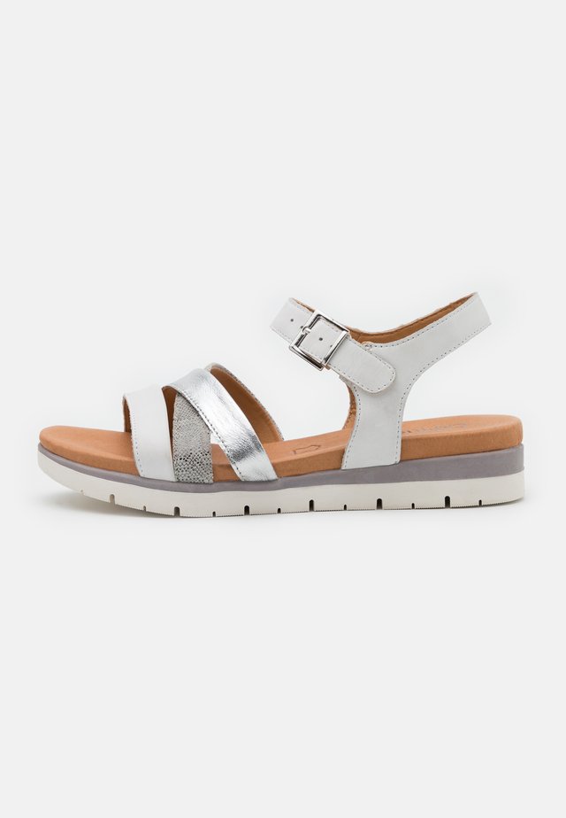 Sandalias de cuña - light grey