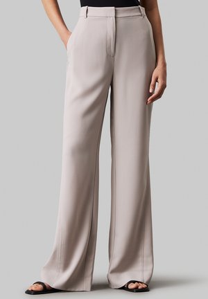 STRUCTURE WIDE - Pantaloni - sand pebble