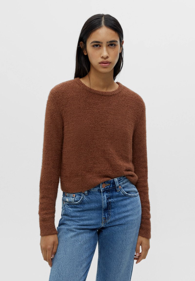 PULL&BEAR Jumper brown Zalando.de