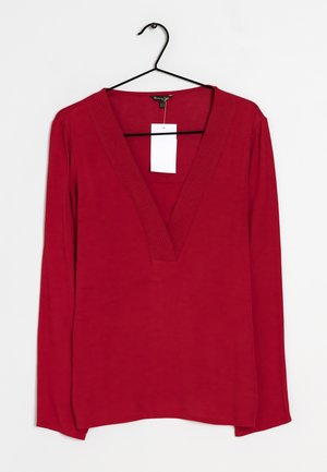Massimo Dutti Pitkähihainen paita - red