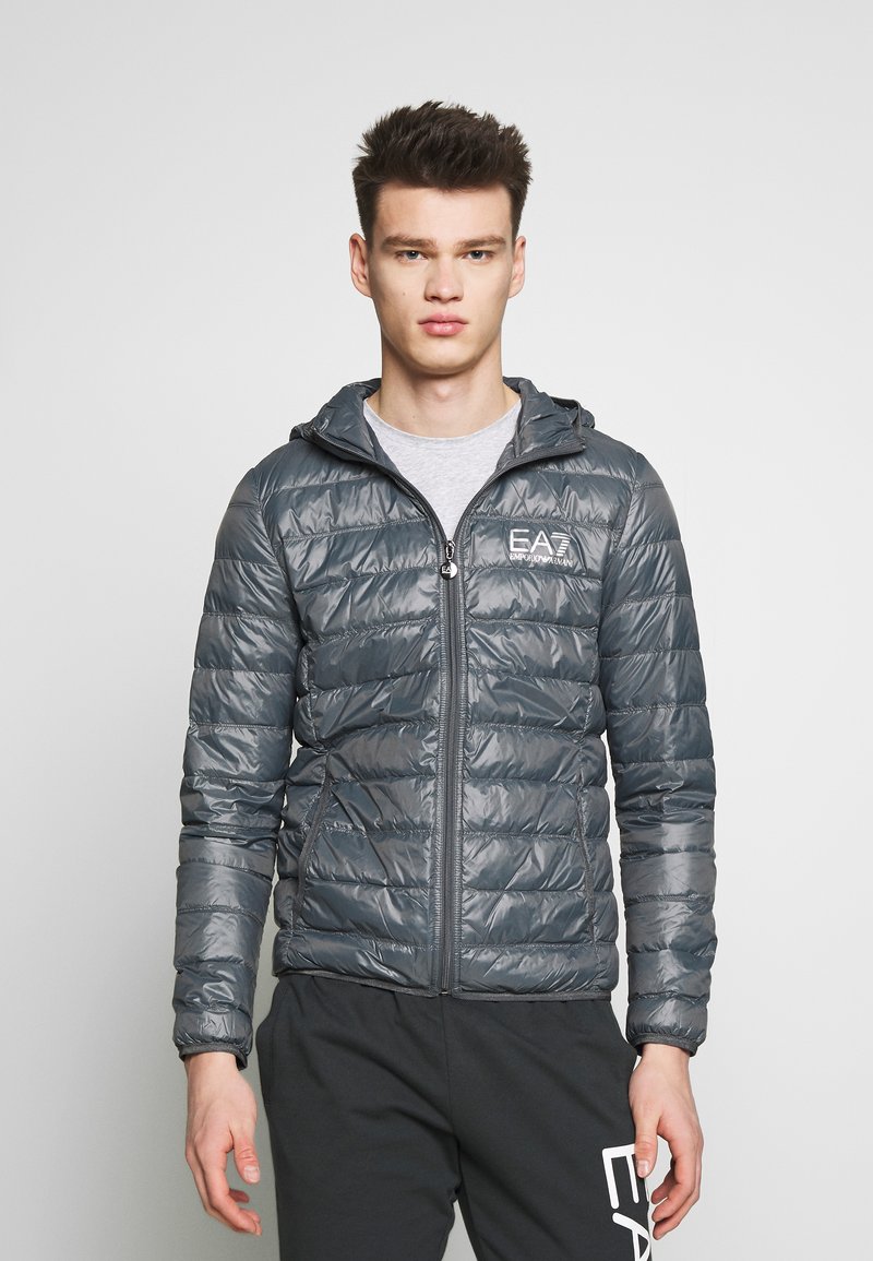 EA7 Emporio Armani JACKET Down jacket iron gate/dark grey Zalando