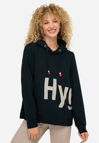 LAURASØN WORDING,  LANGARM - Jersey con capucha - dark blue