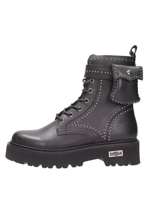 Bottines compensées - nero