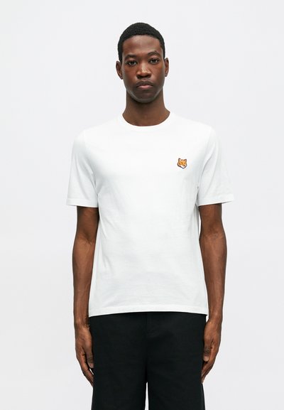 Maison Kitsuné FOX HEAD REGULAR TEE - T-paita - white
