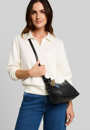 TOM TAILOR, TOM TAILOR BAGS TTARTEMISA S UMHÄNGETASCHE MIT ANHÄNGER - Umhängetasche - schwarz   black