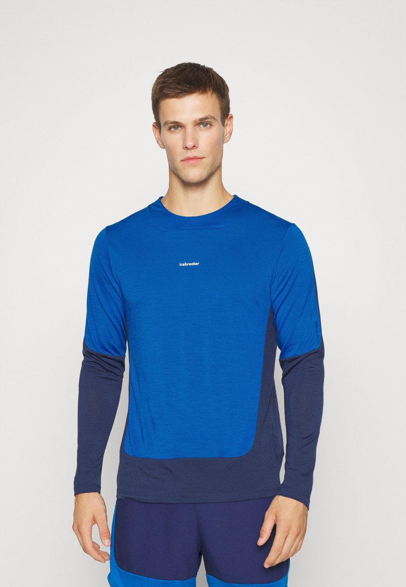 icebreaker MERINO ZONEKNIT - Långärmad tröja - BRIGHT BLUE