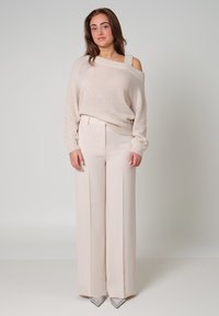 Dante6 LUCA WIDE LEG - Broek - beige