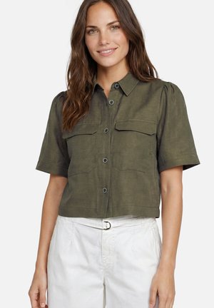 More & More MORE & MORE KURZARM-BLUSE - Chemisier - oliv